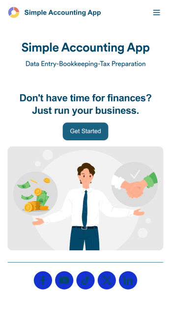 Simple Accounting App Template