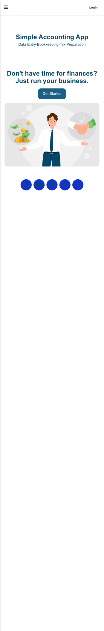 Simple Accounting App Template