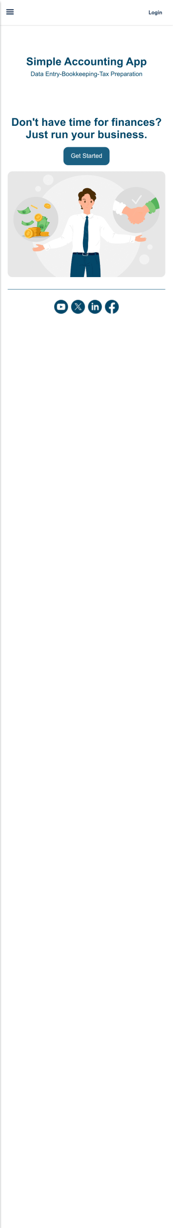 Simple Accounting App Template