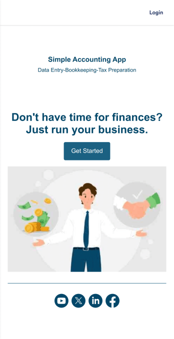 Simple Accounting App Template