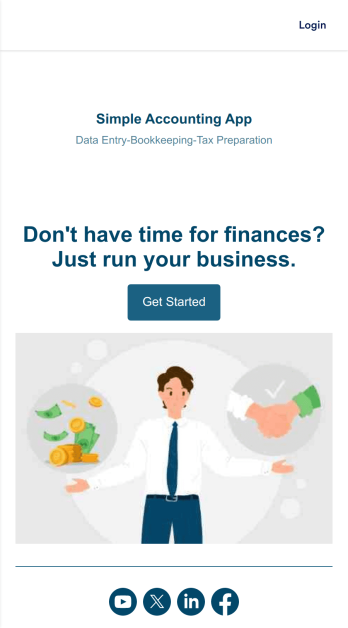 Simple Accounting App Template