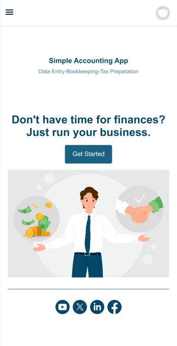 Simple Accounting App Template