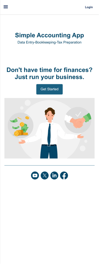 Simple Accounting App Template