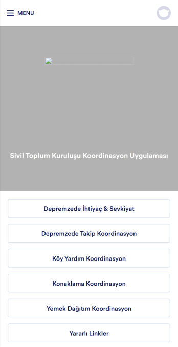 Sivil Toplum Kuruluşu Koordinasyon Uygulaması Template