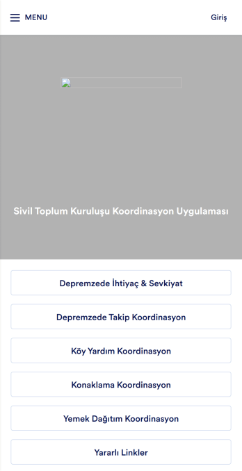 Sivil Toplum Kuruluşu Koordinasyon Uygulama Șablonu