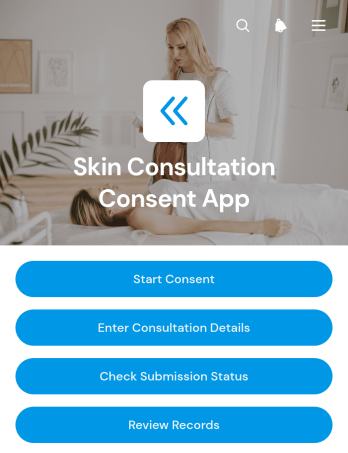 Skin Consultation Consent App Template