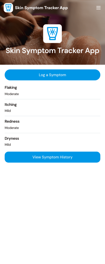 Skin Symptom Tracker App Template