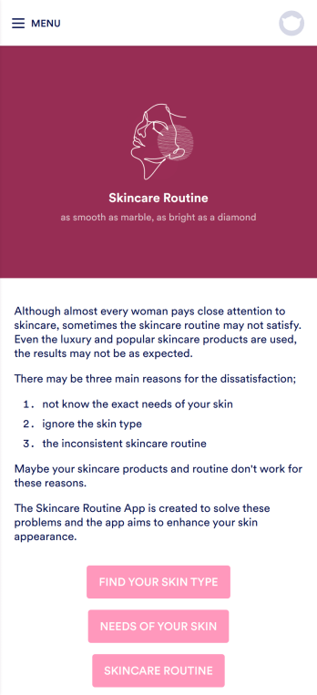 Skincare Routine App Template