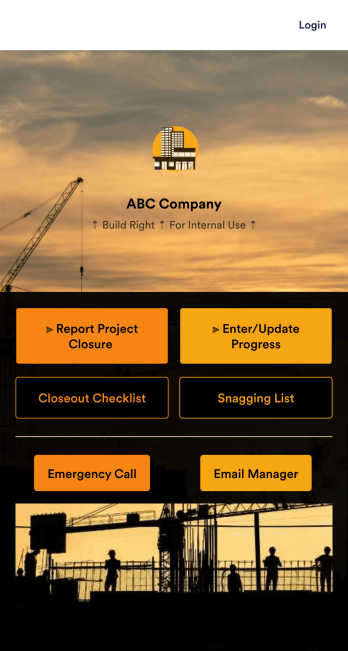 Snagging App Template