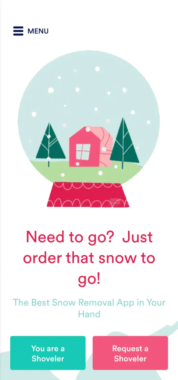 Snow Shoveling App