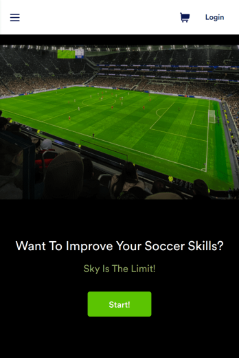 Soccer Training App Template