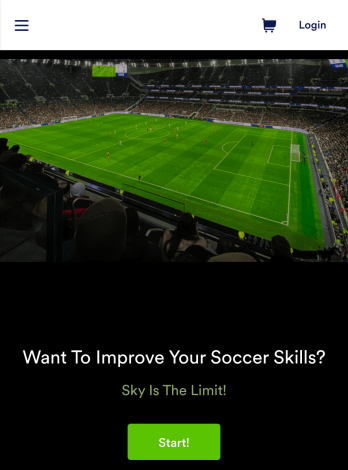 Soccer Training App Template