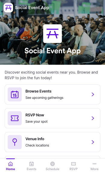 Social Event App Template