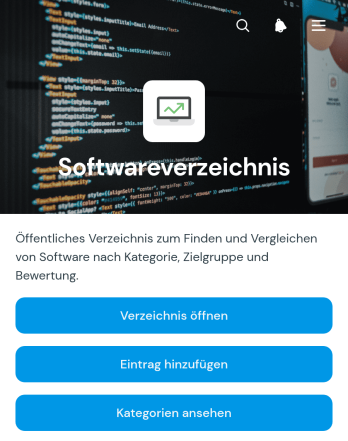 Softwareverzeichnis-App