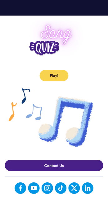 Song Quiz App Template