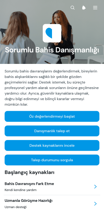 Sorumlu Bahis Danışmanlığı Uygulama Șablonu