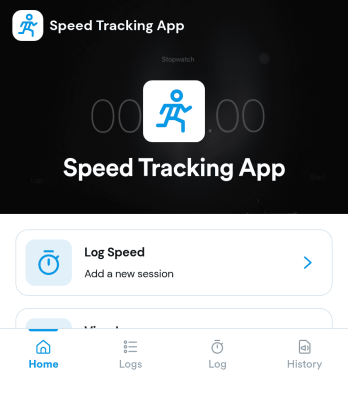 Speed Tracking App Template