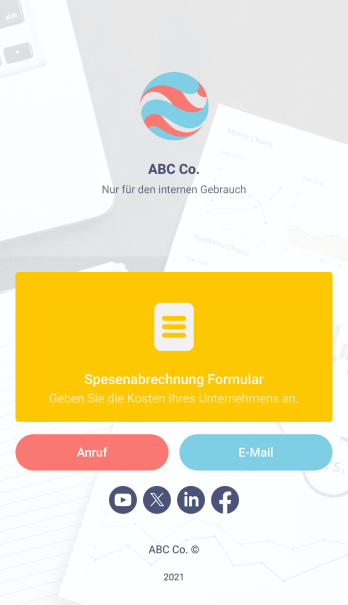 Spesenabrechnung App Template