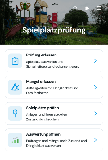Spielplatzprüfungs-App