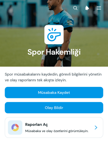 Spor Hakemliği Uygulama Șablonu