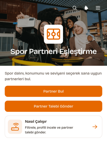 Spor Partneri Eşleştirme Uygulama Șablonu