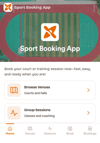 Sport Booking App Template