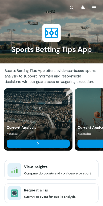 Sports Betting Tips App Template