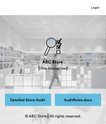 Store Audit App Template