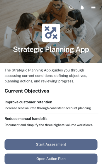 Strategic Planning App Template