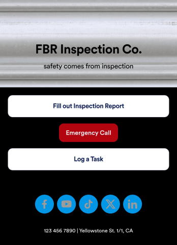 Structural Steel Inspection App Template