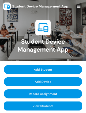Student Device Management App Template