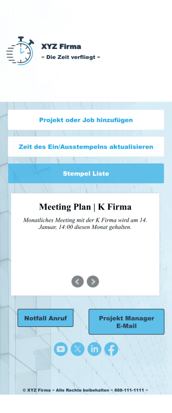 Stundenzettel App