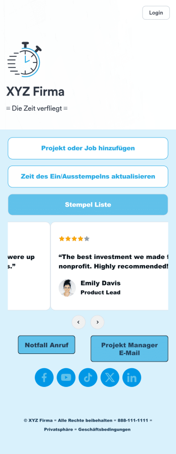 Stundenzettel App