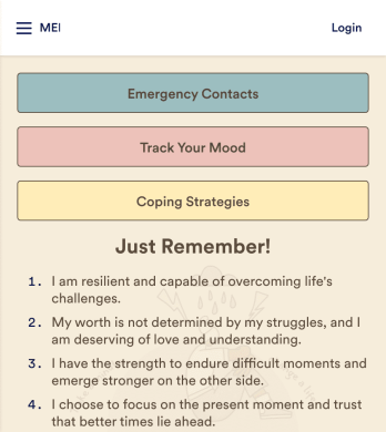 Suicide Safety Plan App Template