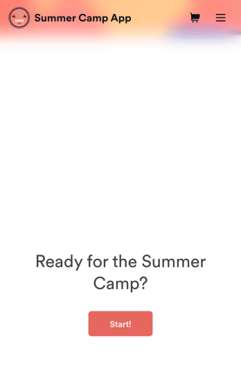 Summer Camp App Template