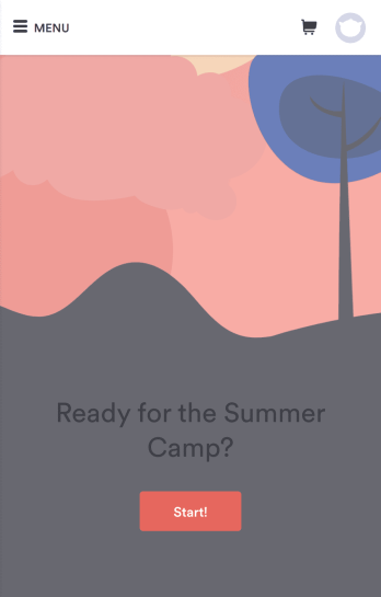 Summer Camp App Template