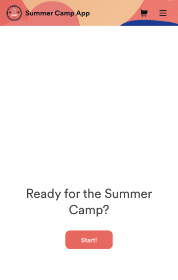 Summer Camp App Template