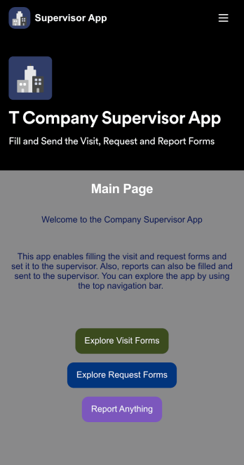 Supervisor App Template
