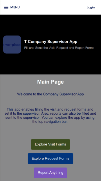 Supervisor App Template