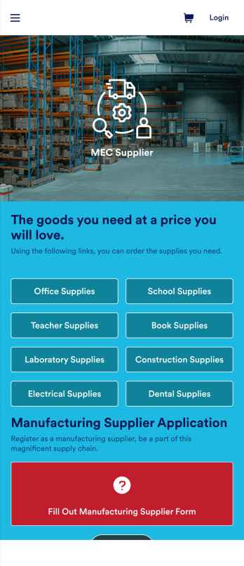 Supply Chain Management App Template
