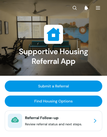 Supportive Housing Referral App Template
