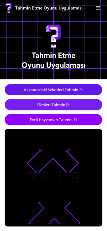 Tahmin Etme Oyunu Uygulama Șablonu