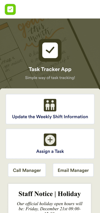 Task Tracker App Template