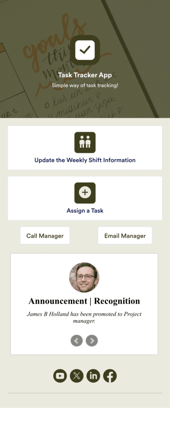Task Tracker App Template