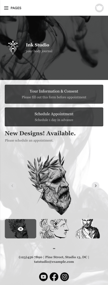 Tattoo Booking App Template