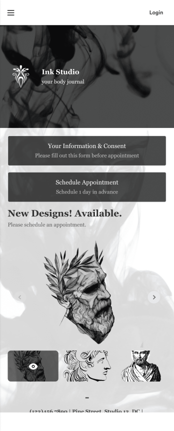 Tattoo Booking App Template