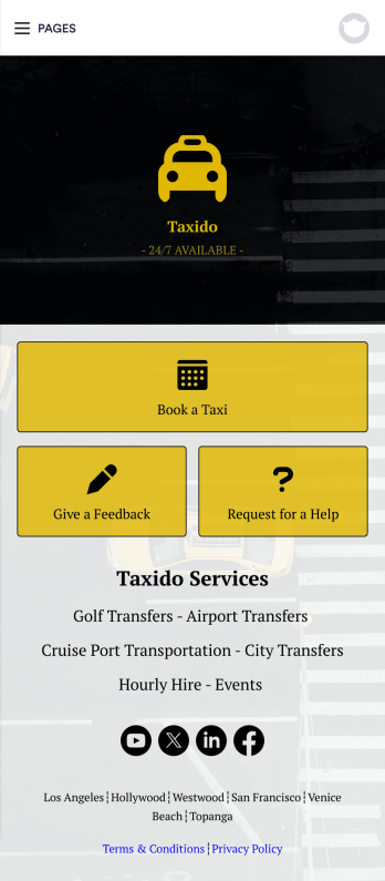 Taxi Booking App Template
