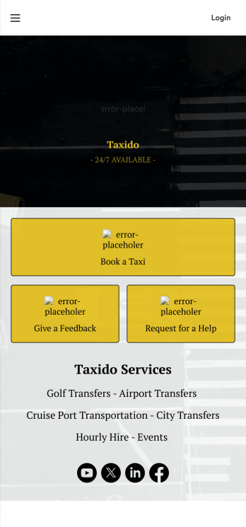 Taxi Booking App Template