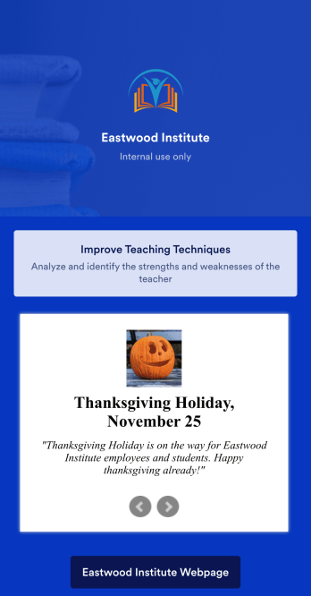 Teacher Observation App Template