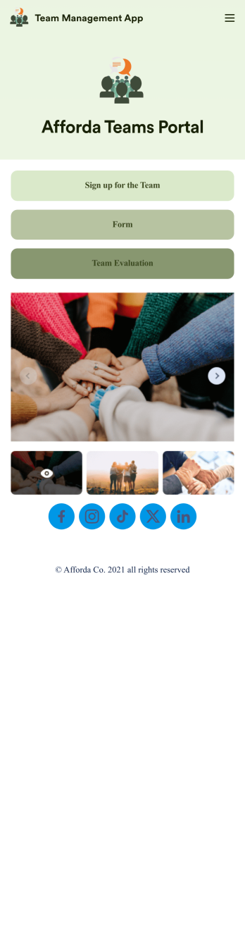Team Management App Template